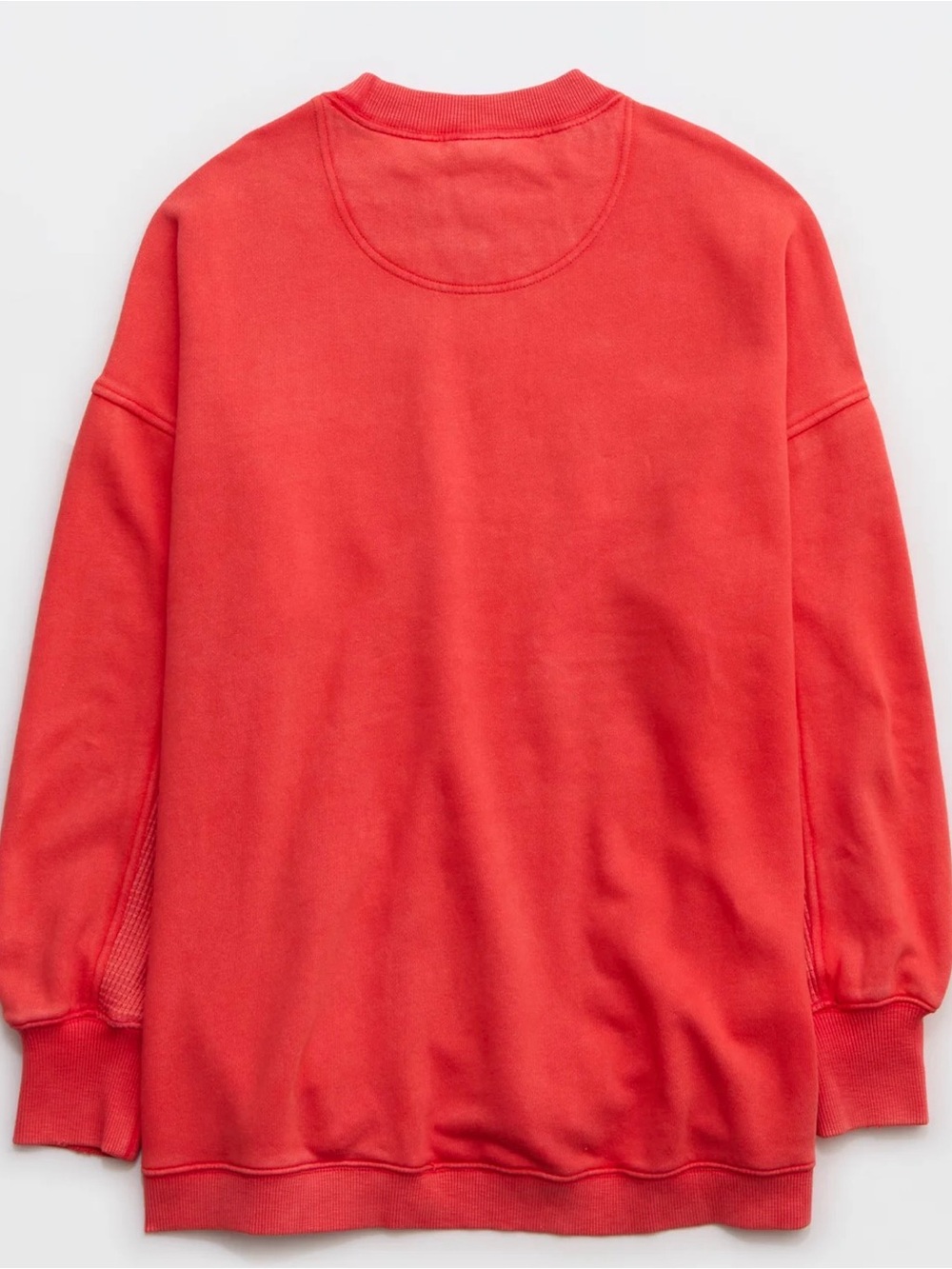Aerie Getaway Sweatshirt Bright Red (XS) - Picture 5 of 13